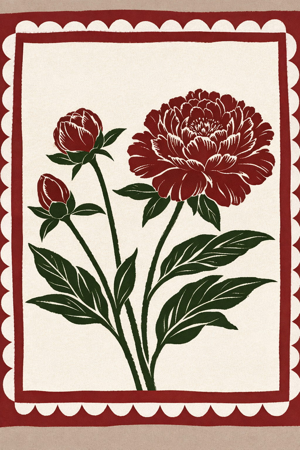 Peony, A3